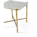 Kesden 22 X 22 inch Satin Brass Side Table