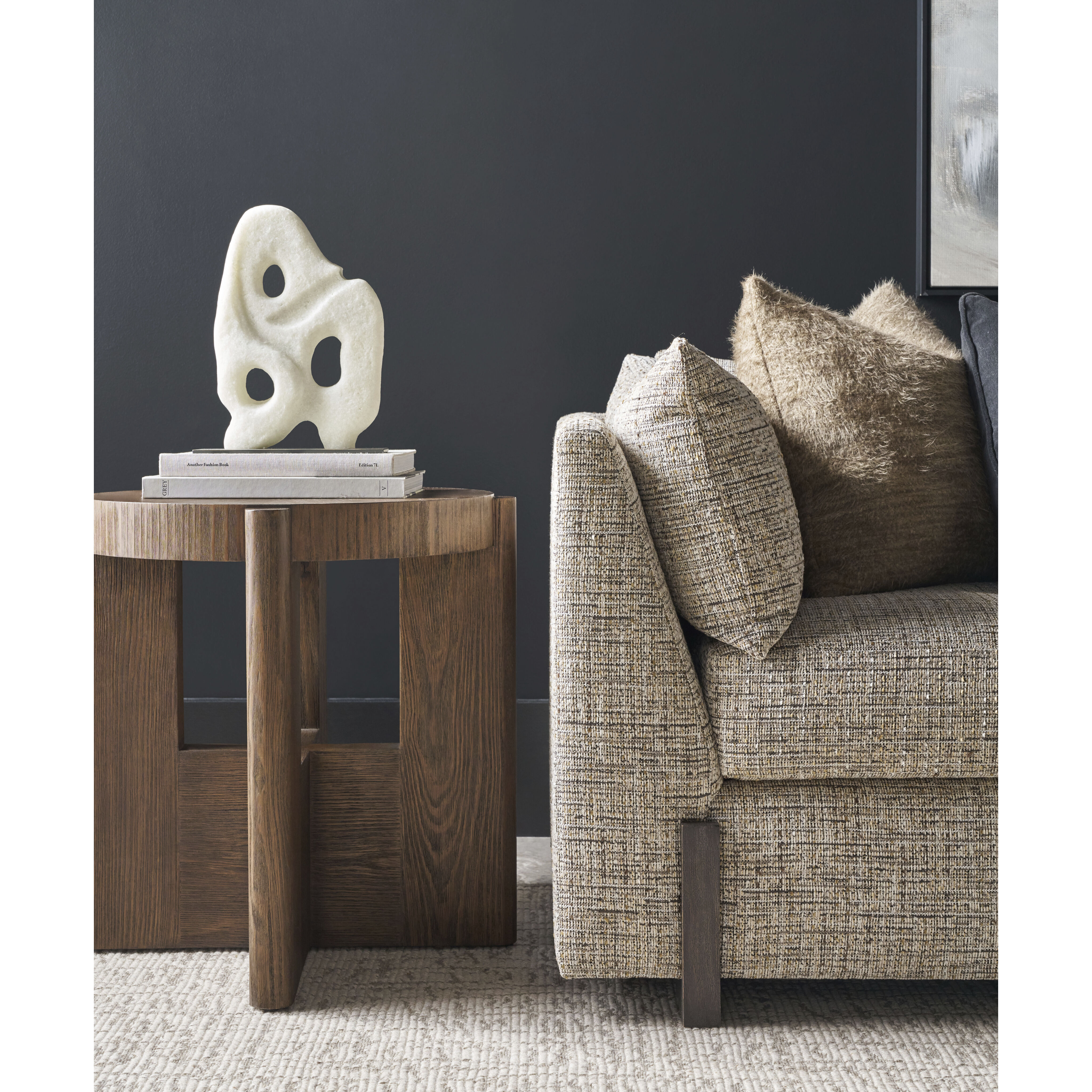 Urbane 24 X 24 inch Campfire Side Table, Wooden