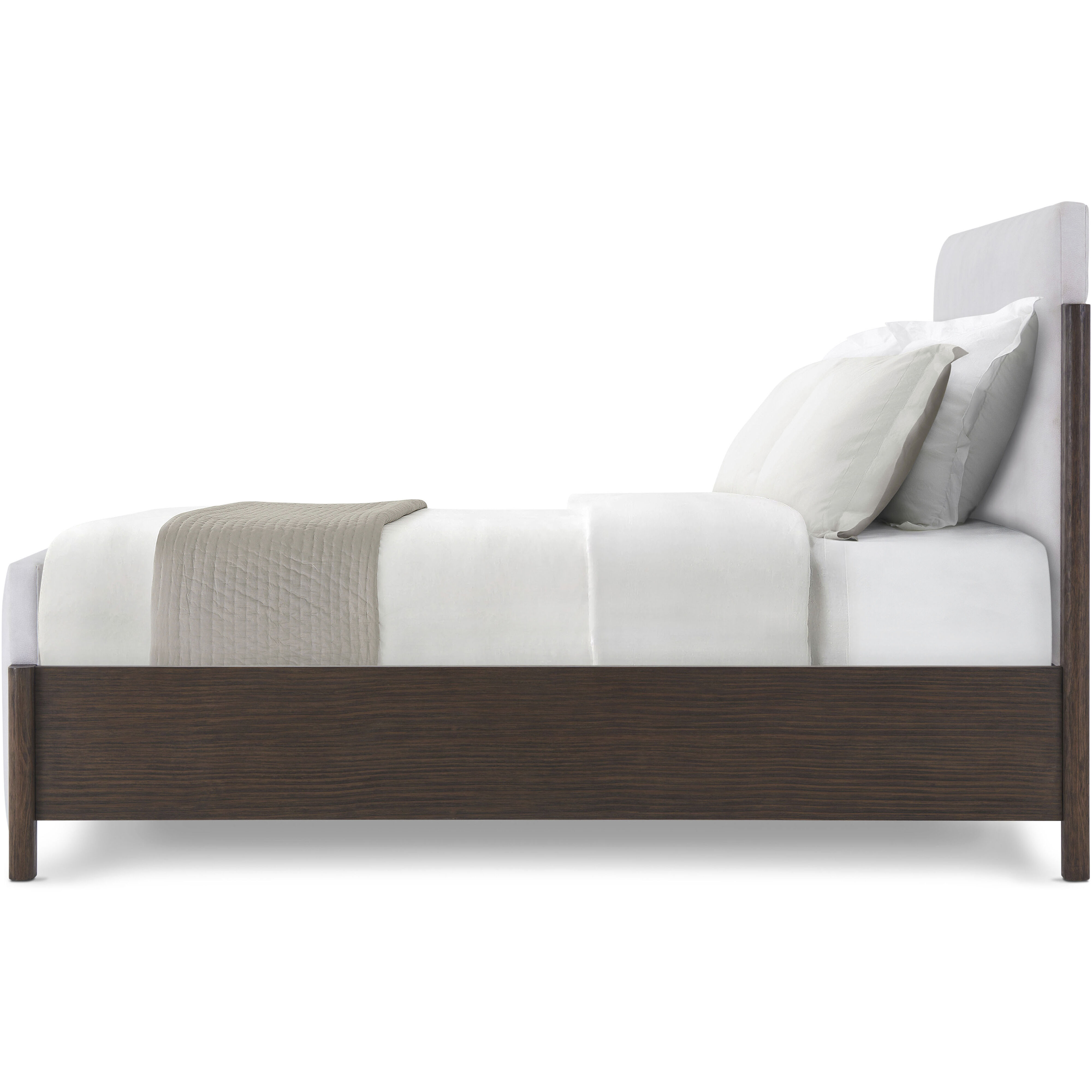 Urbane Campfire US Queen Bed, Wooden, Upholstered