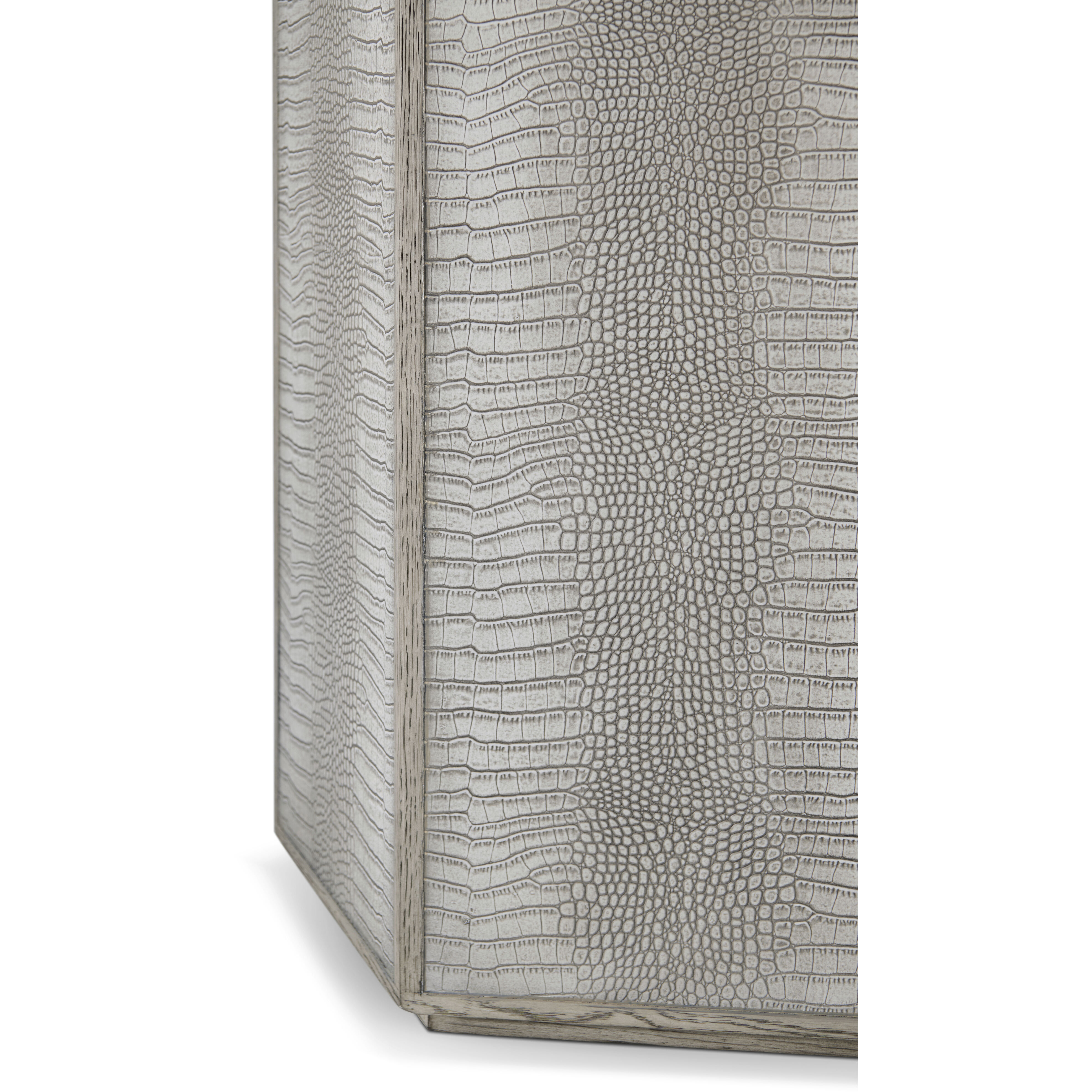 Spencer St. James 60 X 60 inch Argento Round Dining Table, Wooden with Marble Top