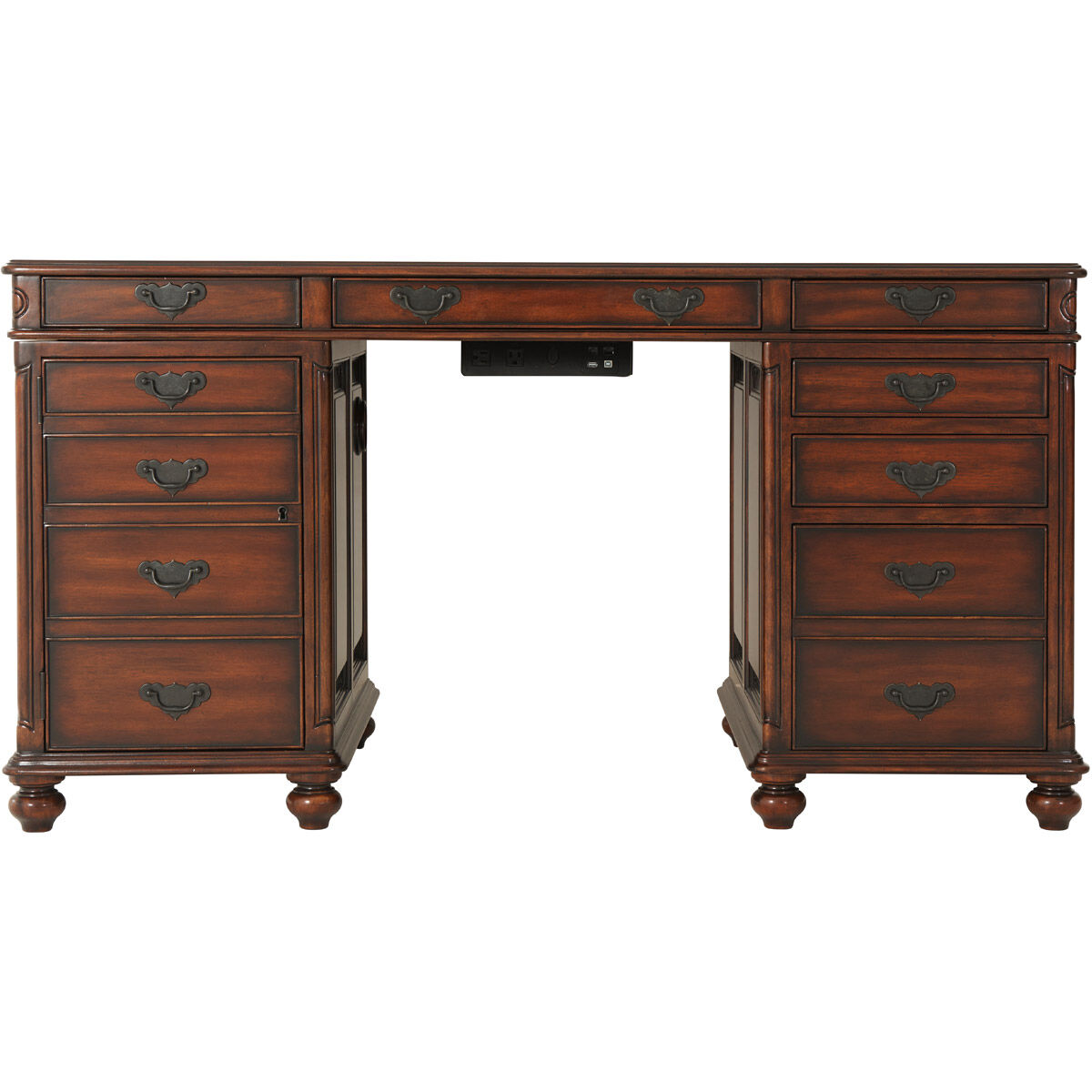 Theodore Alexander 58 X 31 inch Pedestal Desk