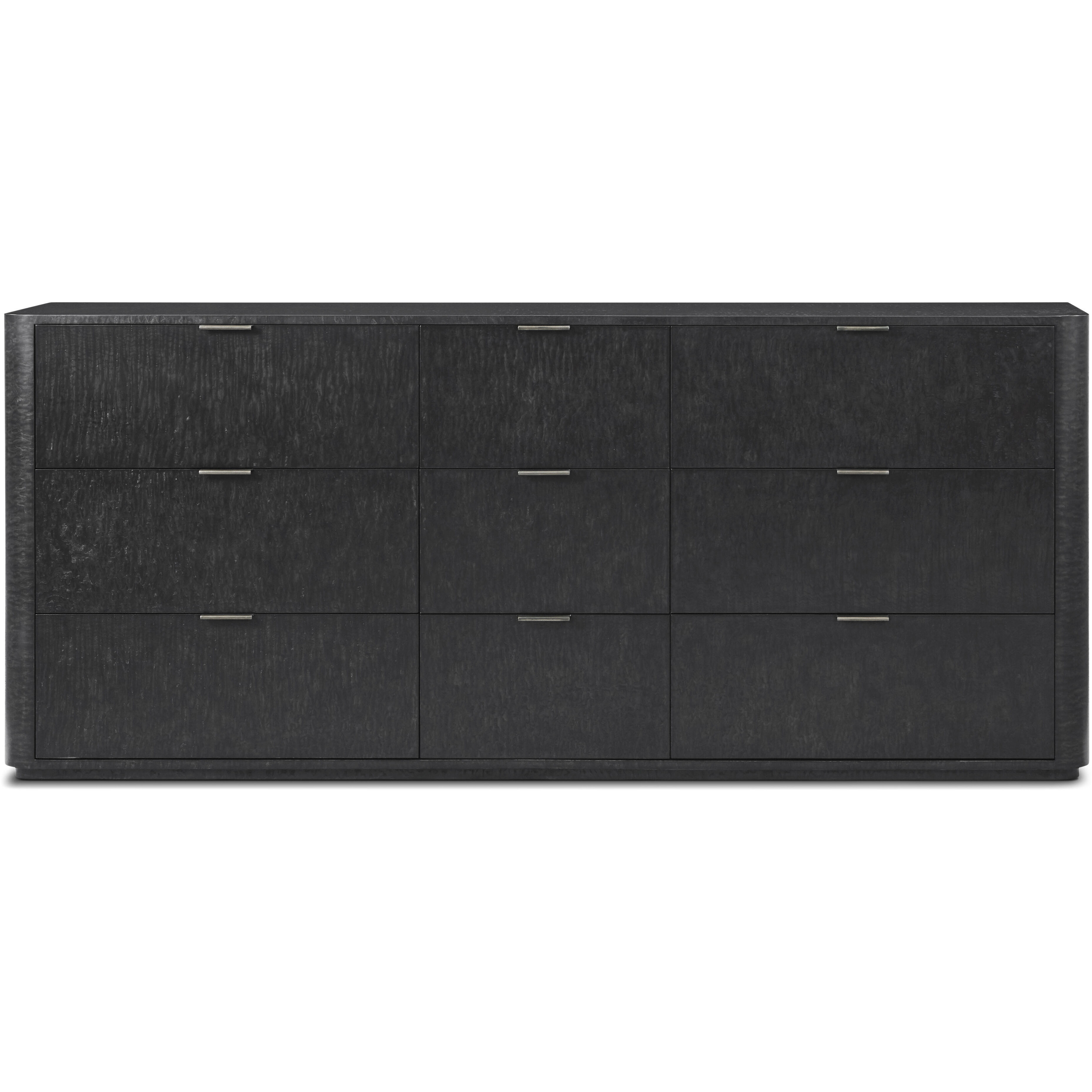 Kesden Silent Black Dresser, Wooden, Large