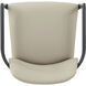 Kesden Silent Black Dining Chair, Wooden, Upholstered