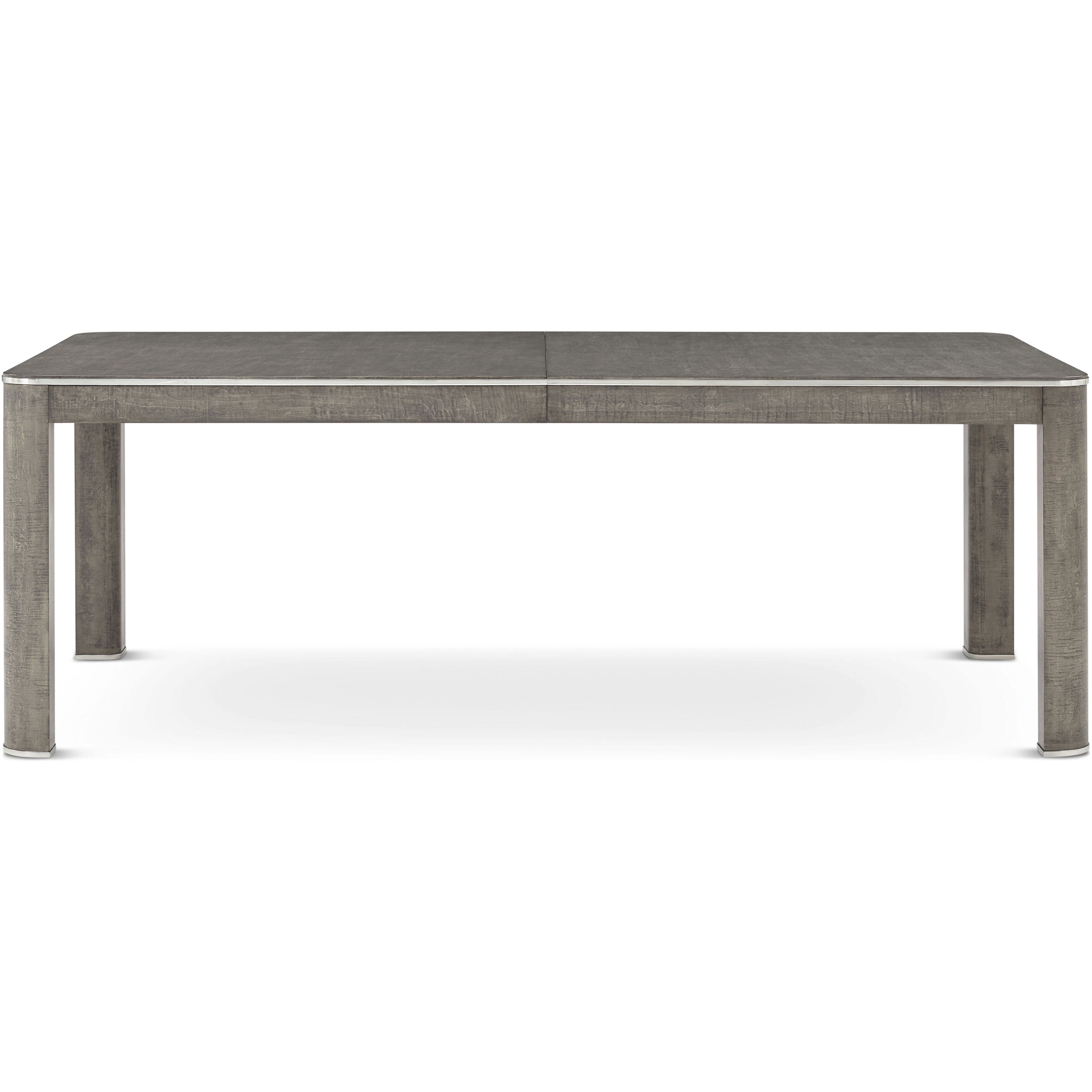 Hudson 120 X 42 inch Pebble Grey Extension Dining Table, Wooden