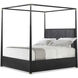 Kesden Silent Black Poster California King Bed, Wooden