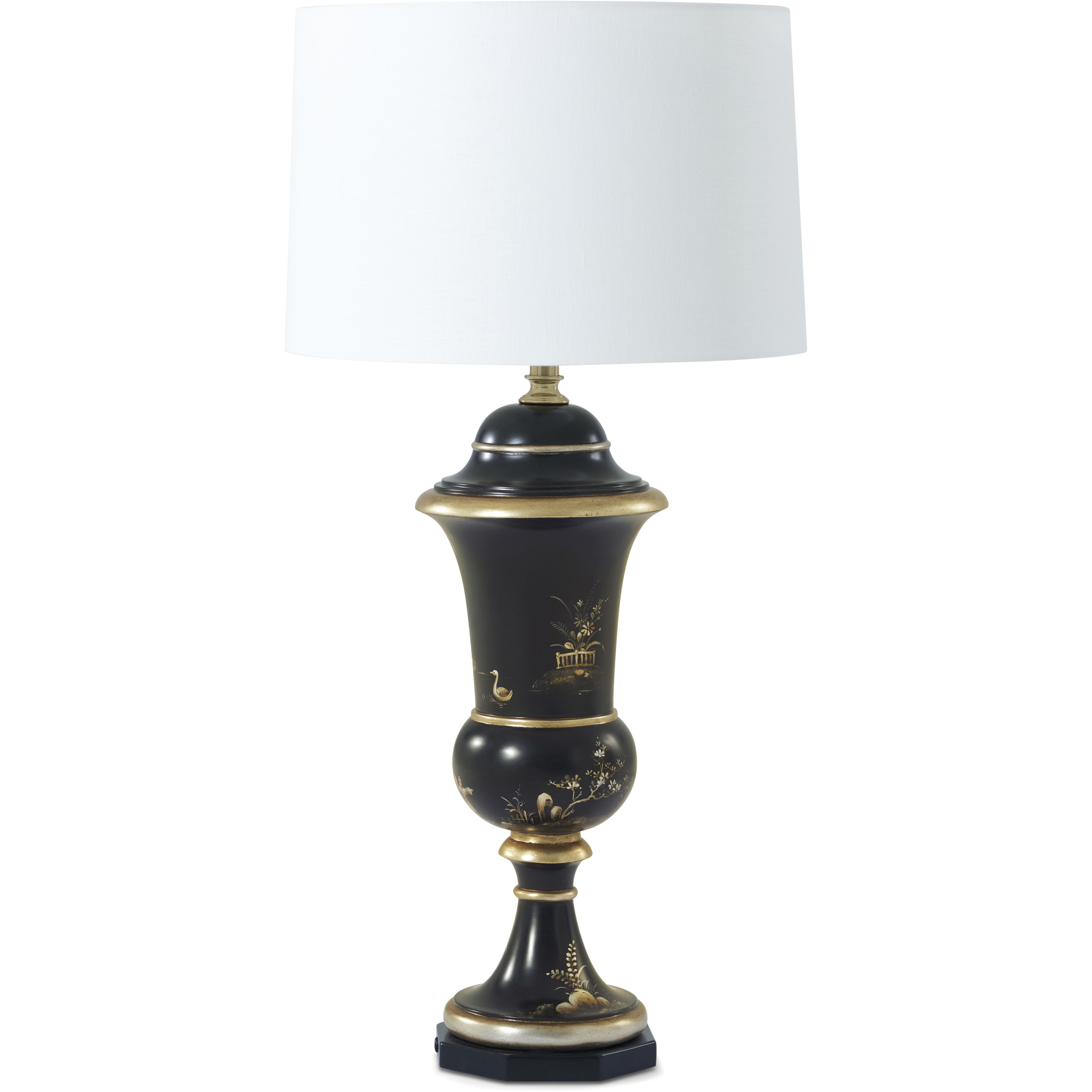 Imperial Village 34.75 inch Polished Brass Table Lamp Portable Light, TA Illuminations