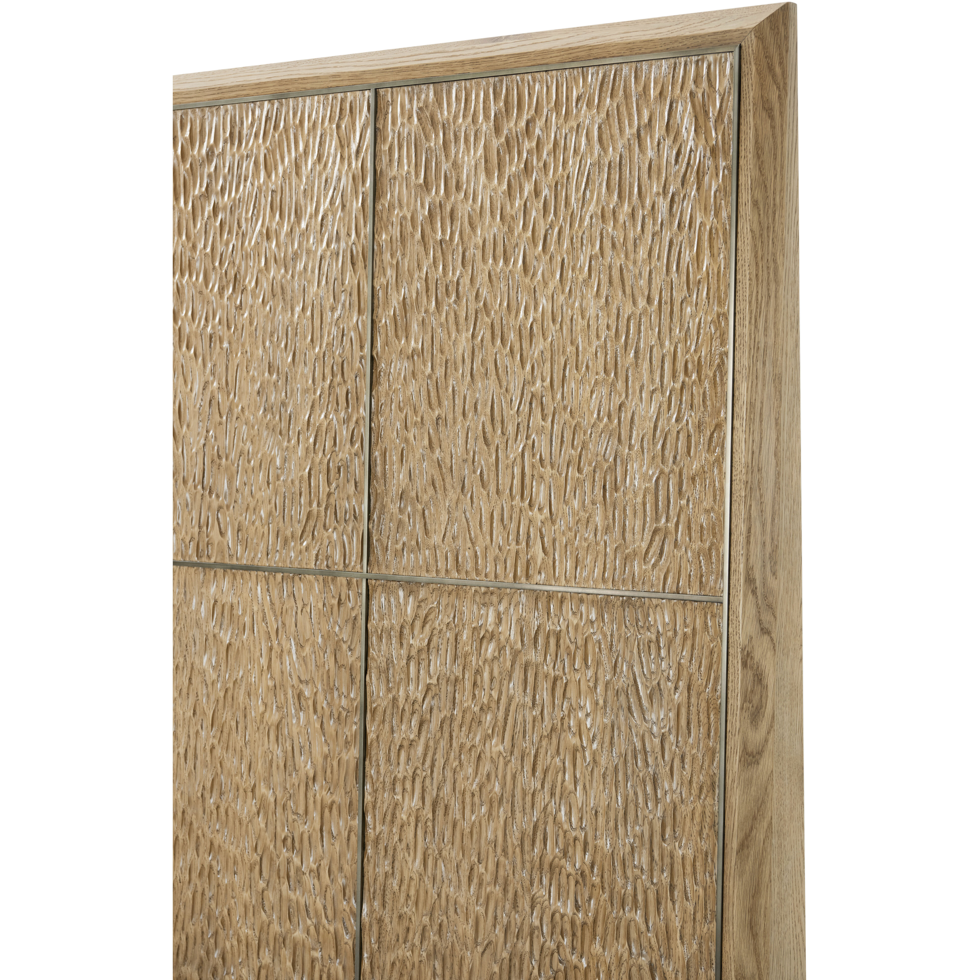 Essence Blonde California King Bed, Wooden