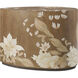 Bouquet 25 X 18 inch Toasted Cashew Side Table, Wooden