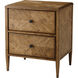 Nova 28.5 X 24 inch Dawn Nightstand, Two Drawers