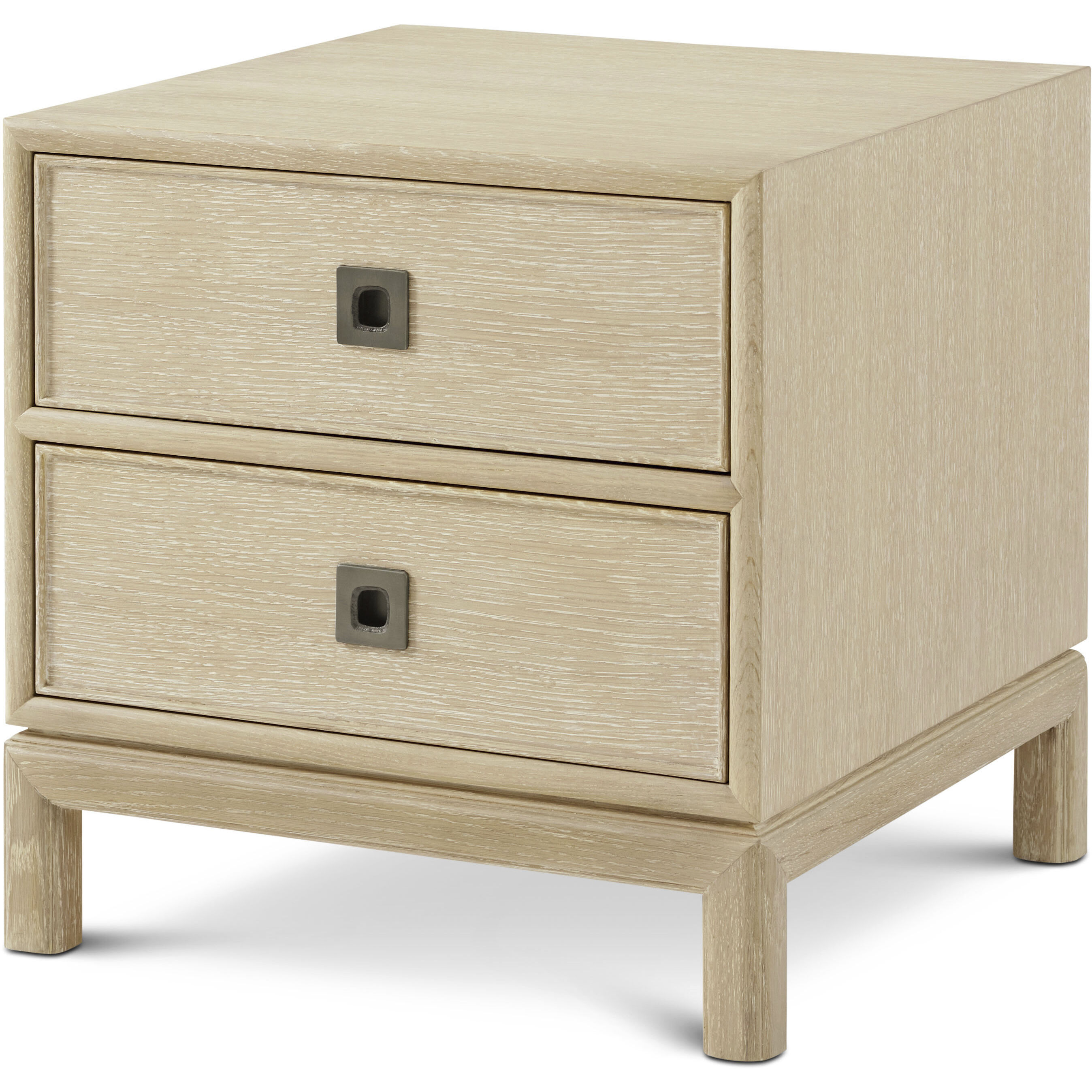 Montauk 22 X 22 inch Lighthouse Nightstand, Wooden, 2-Drawer