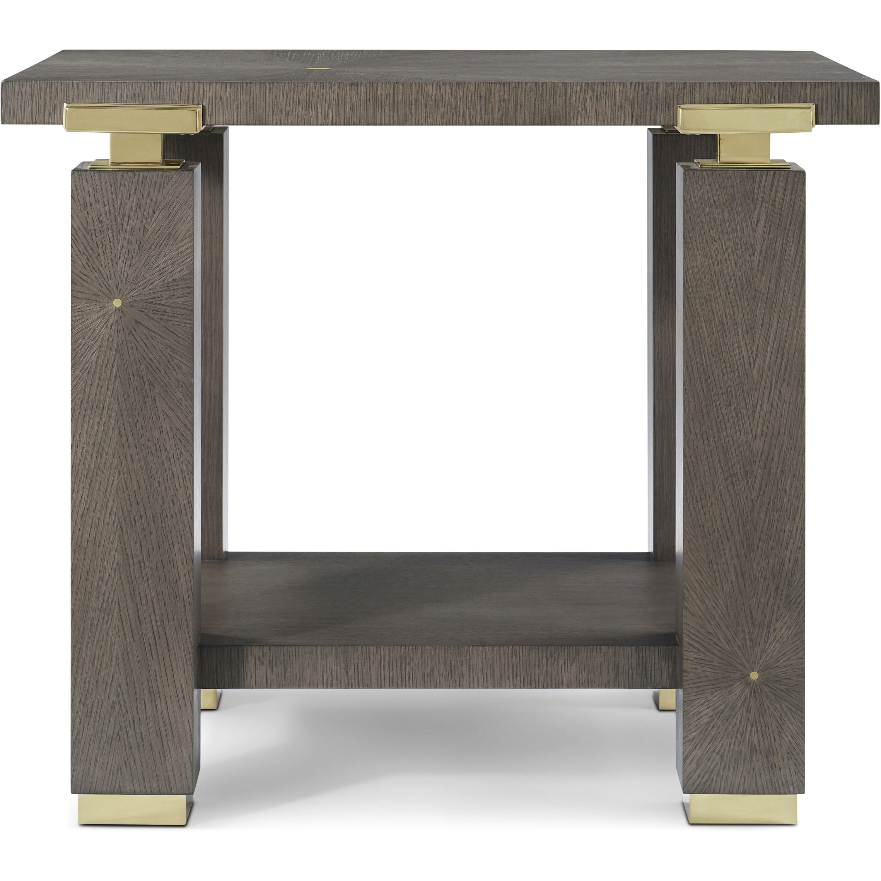 Judith Leiber Couture 28 X 24 inch Mink Side Table, Wooden