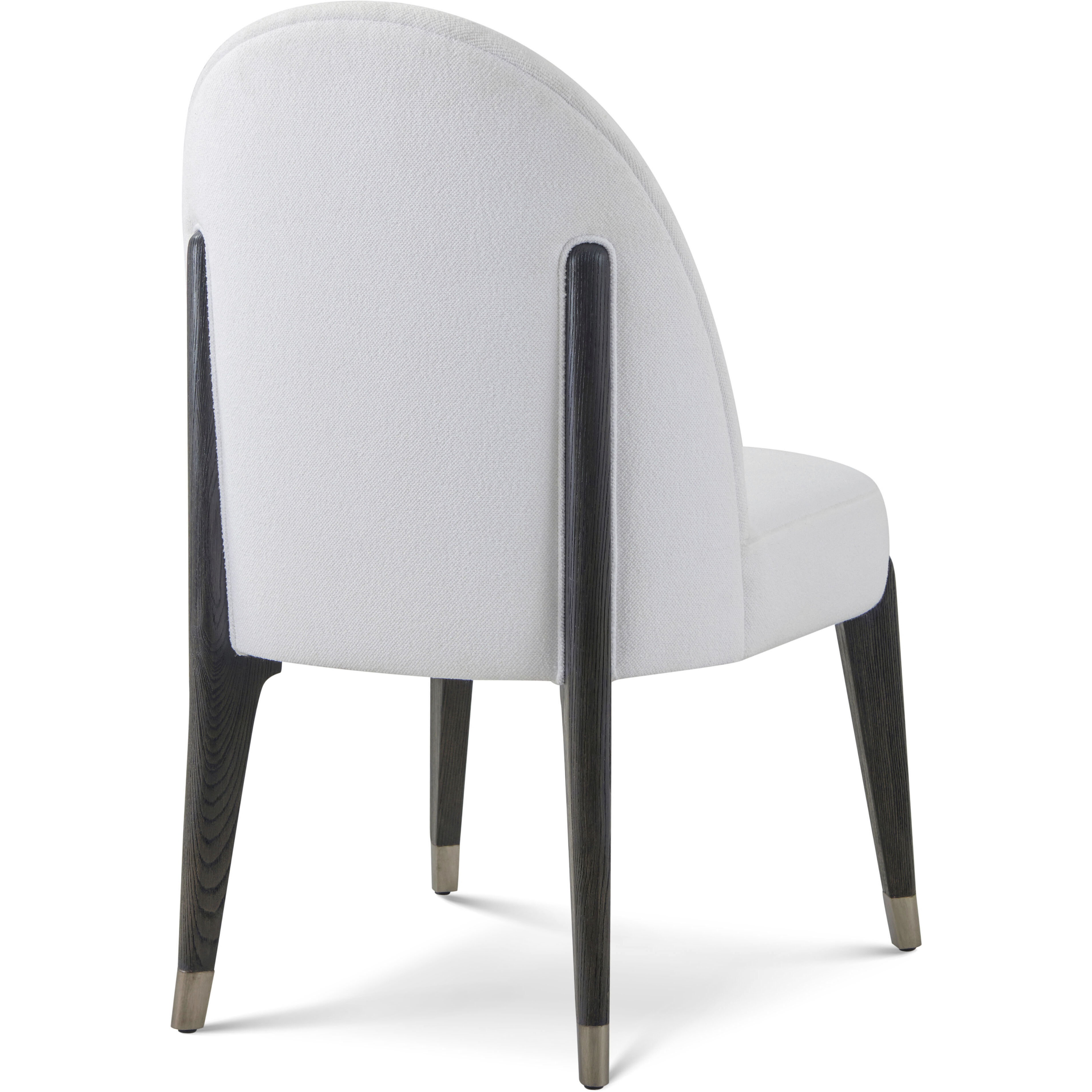 Luna Palmer Dining Side Chair, Wooden, Upholstered