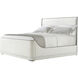 Hudson Pebble Grey California King Bed, Wooden, Upholstered