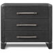 Luna 32 X 28 inch Palmer Nightstand, Wooden, 3-Drawer