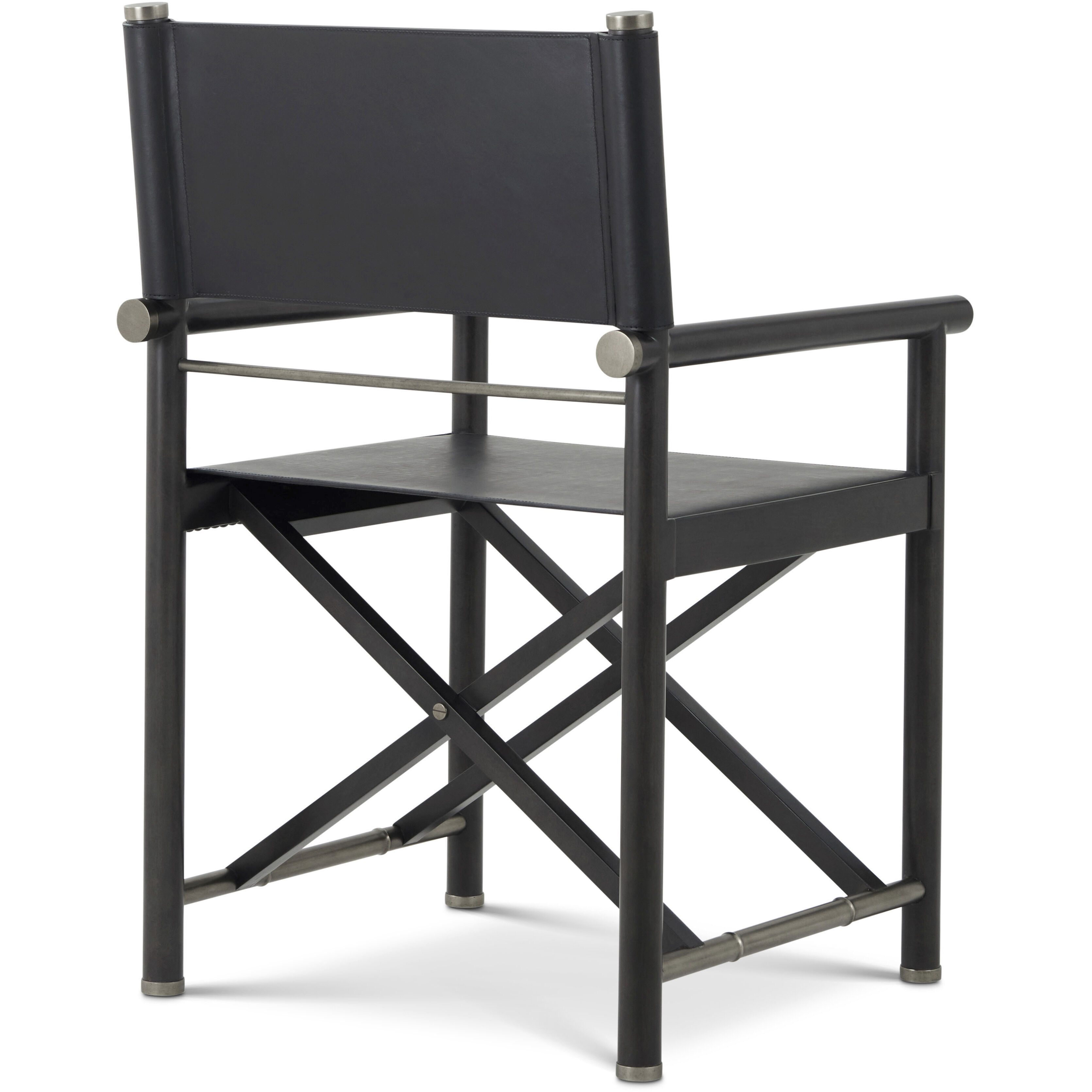 Kesden Silent Black Desk Chair, Wooden, Upholstered
