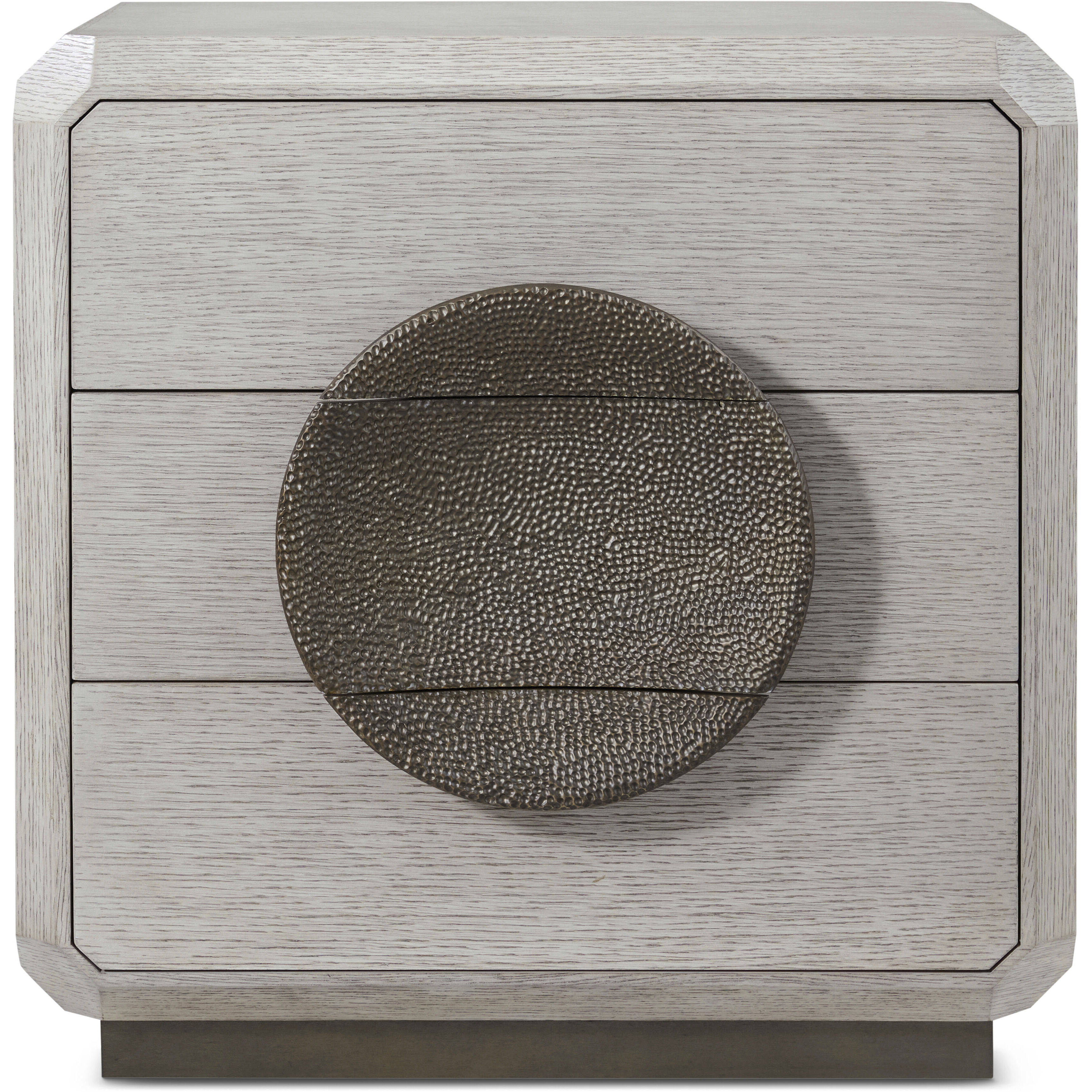 Spencer St. James 26 X 26 inch Argento Small Nightstand, Wooden