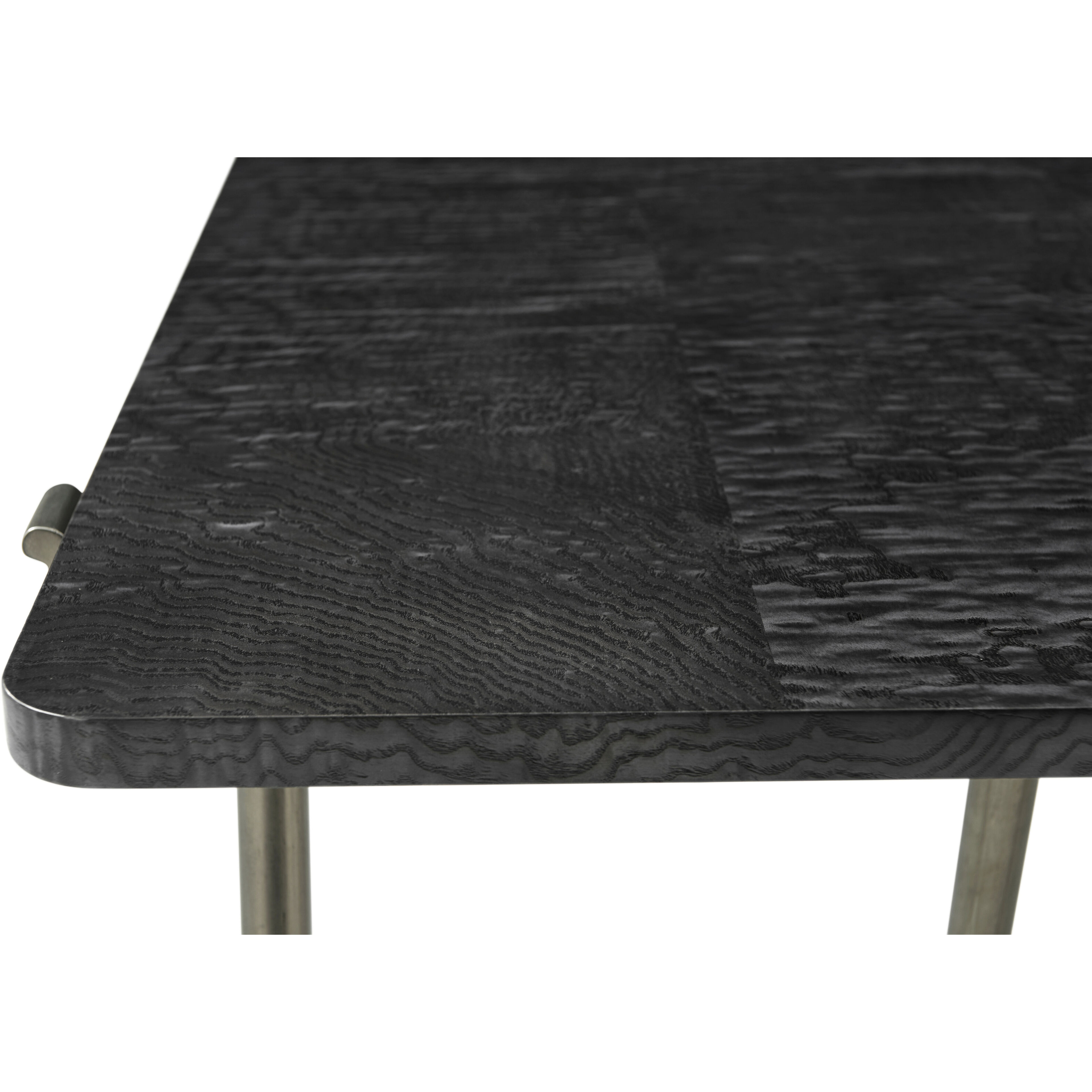 Kesden 72 X 20 inch Silent Black Writing Desk