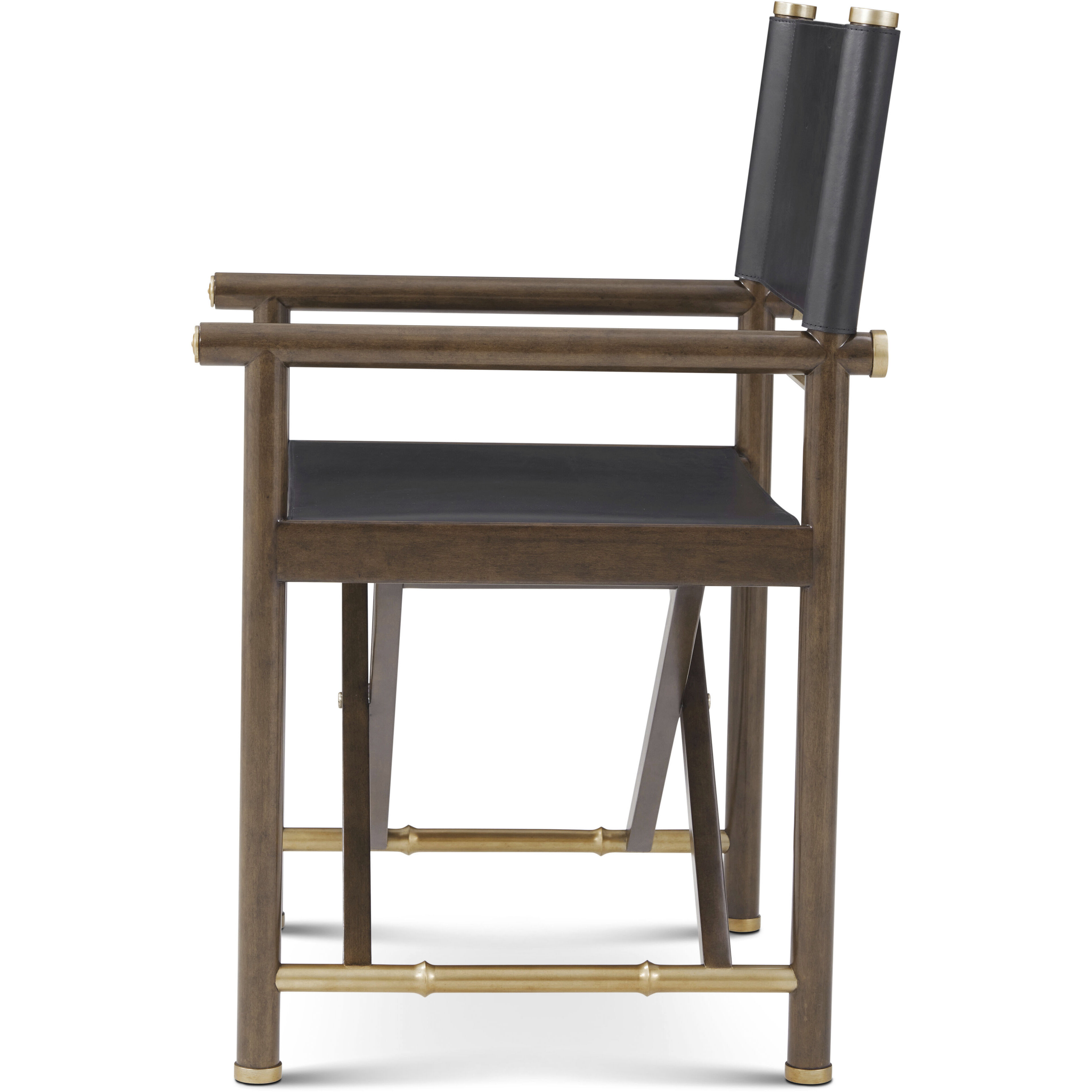 Kesden Pyramid Brown Desk Chair, Wooden, Upholstered