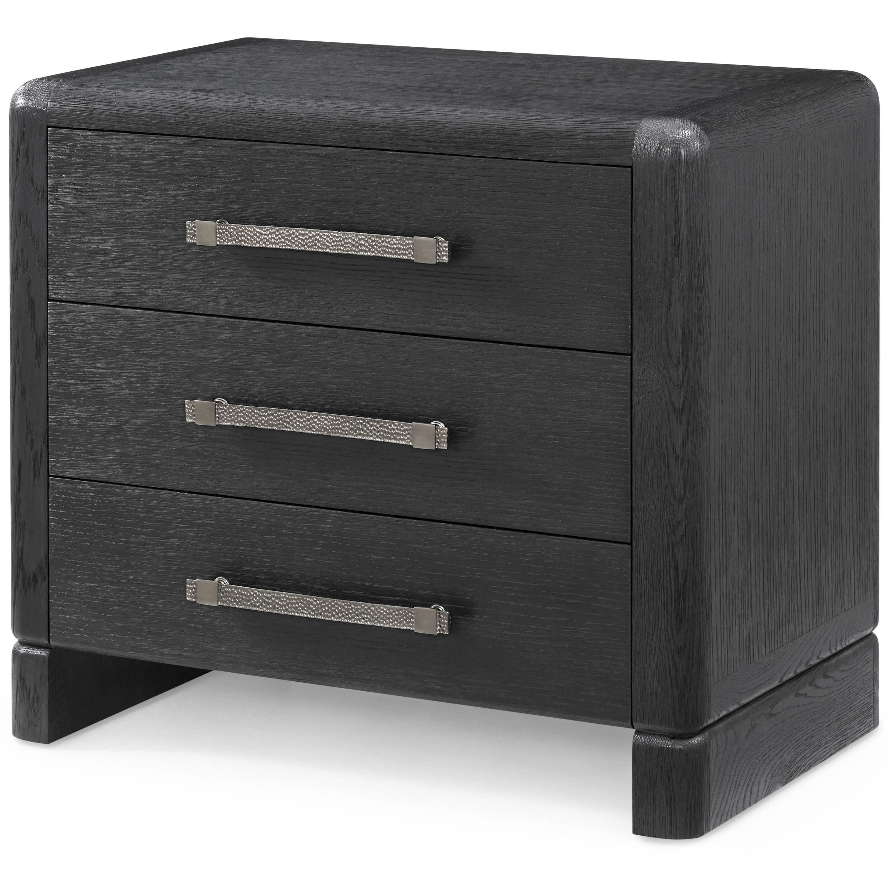 Luna 32 X 28 inch Palmer Nightstand, Wooden, 3-Drawer