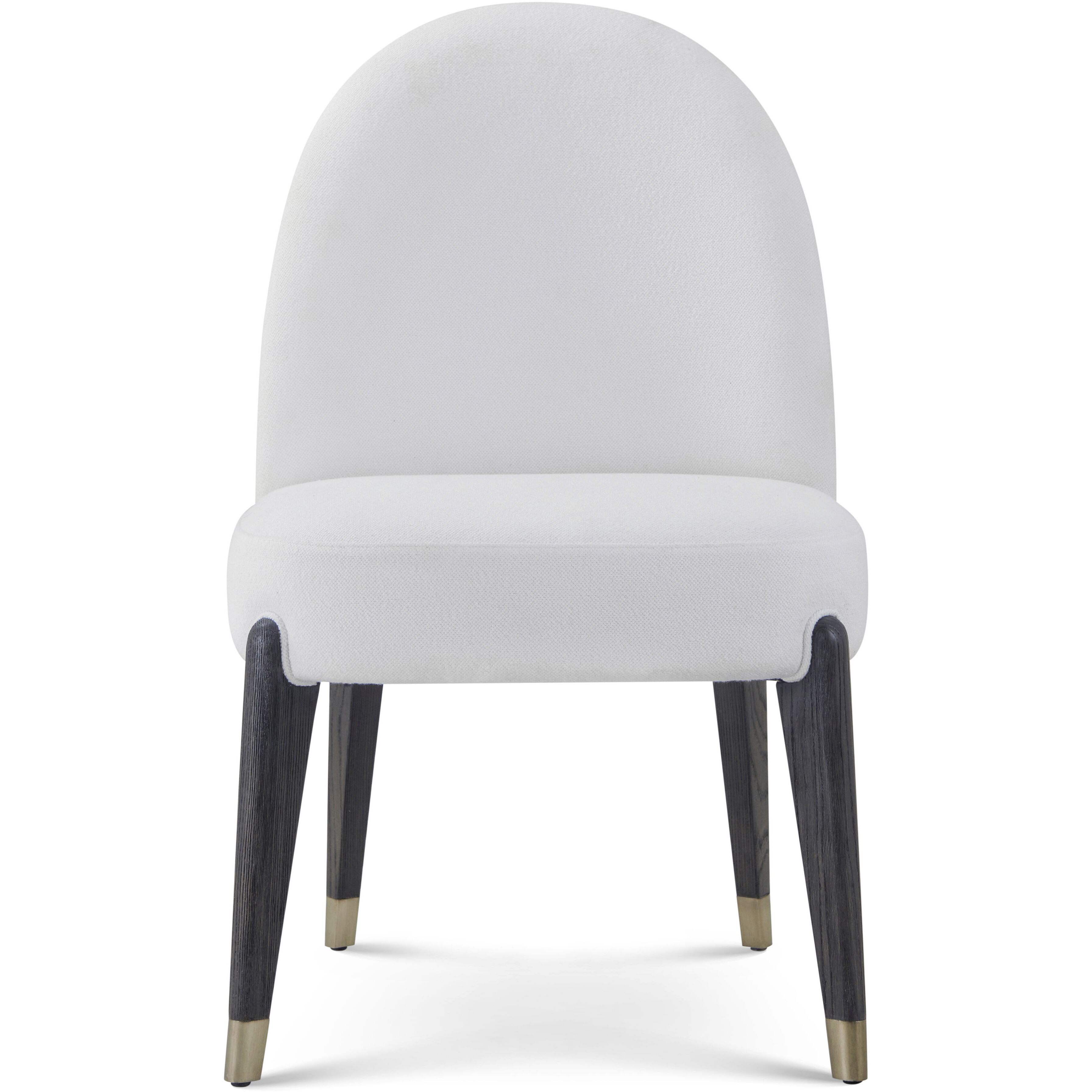 Luna Palmer Dining Side Chair, Wooden, Upholstered