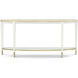 Judith Leiber Couture 73.5 X 15.5 inch Feather / Solstice / Polished Brass Console Table, Wooden