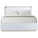 Luna Cascade California King Bed, Wooden, Upholstered