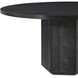 Spencer St. James 60 X 60 inch Onyx Round Dining Table, Wooden with Marble Top
