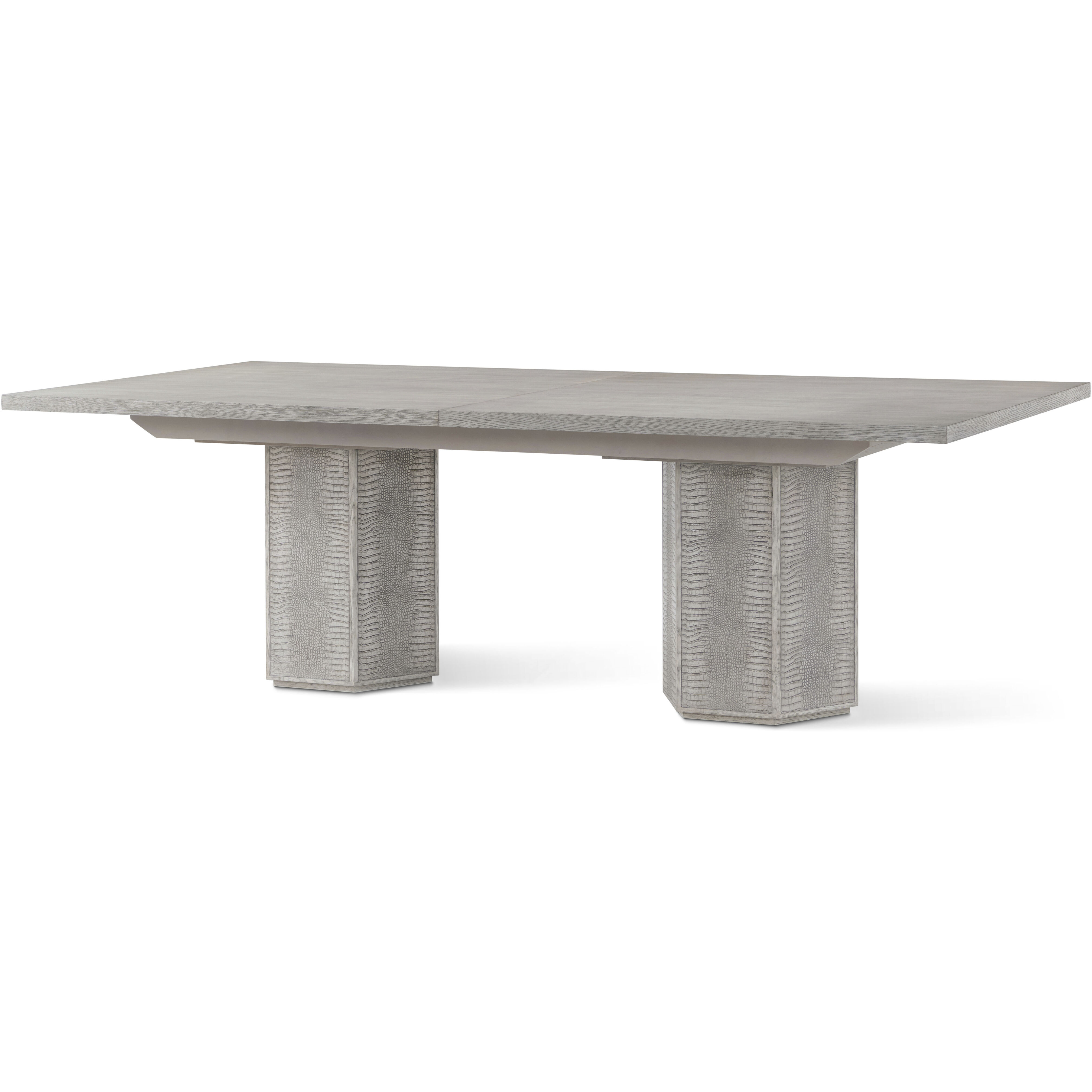 Spencer St. James 132 X 48 inch Argento Extending Dining Table, Wooden