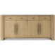 Essence 76 X 19 inch Blonde Buffet, Wooden with Marble Top