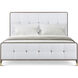 Judith Leiber Couture Mink US King Bed, Wooden, Upholstered