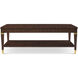 Woolfe 52.25 X 32.25 inch Cambridge Cocktail Table, Wooden, Marlborough by Alexa Hampton