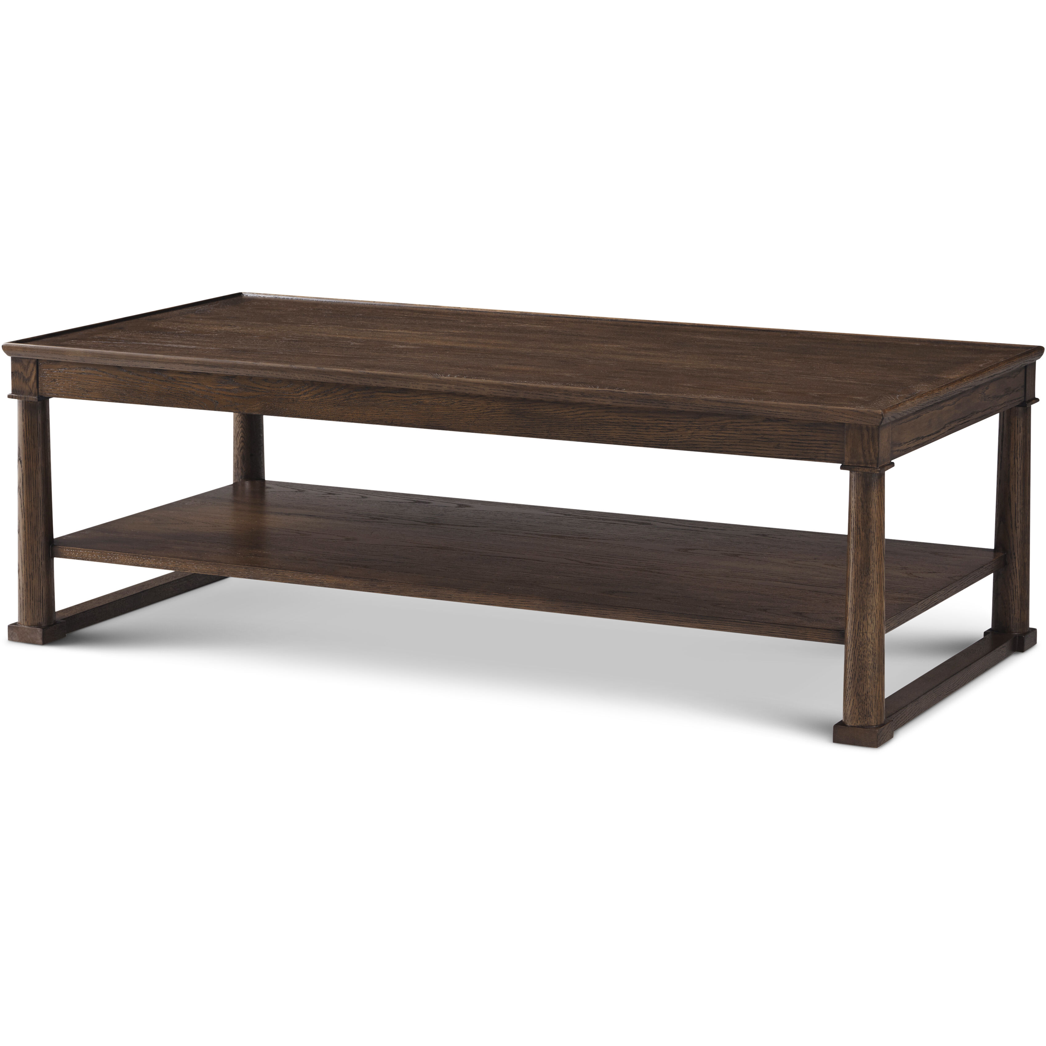 Surrey 52 X 26 inch Brownstone Cocktail Table, Wooden