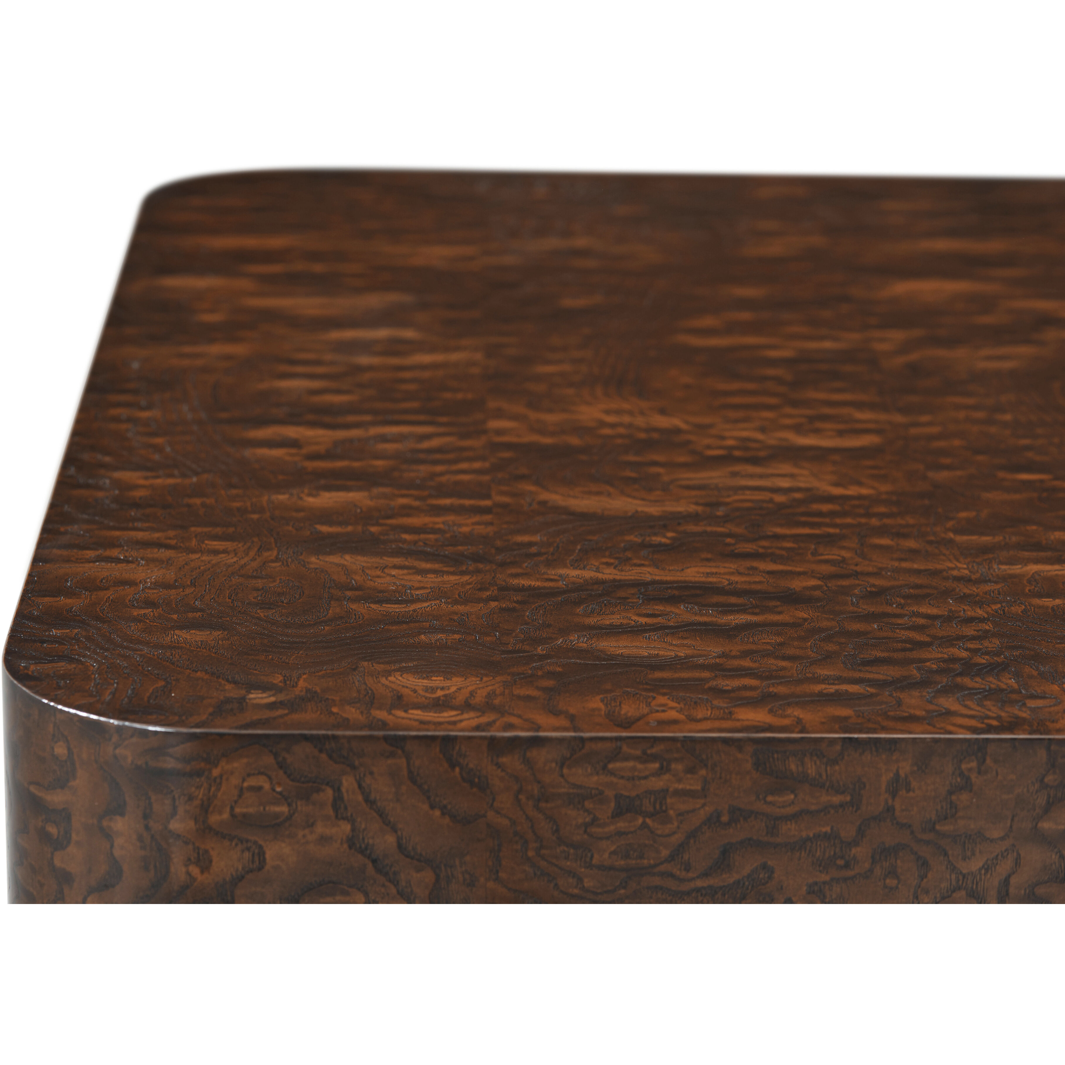 Kesden 32 X 28 inch Pyramid Brown Nightstand, Wooden