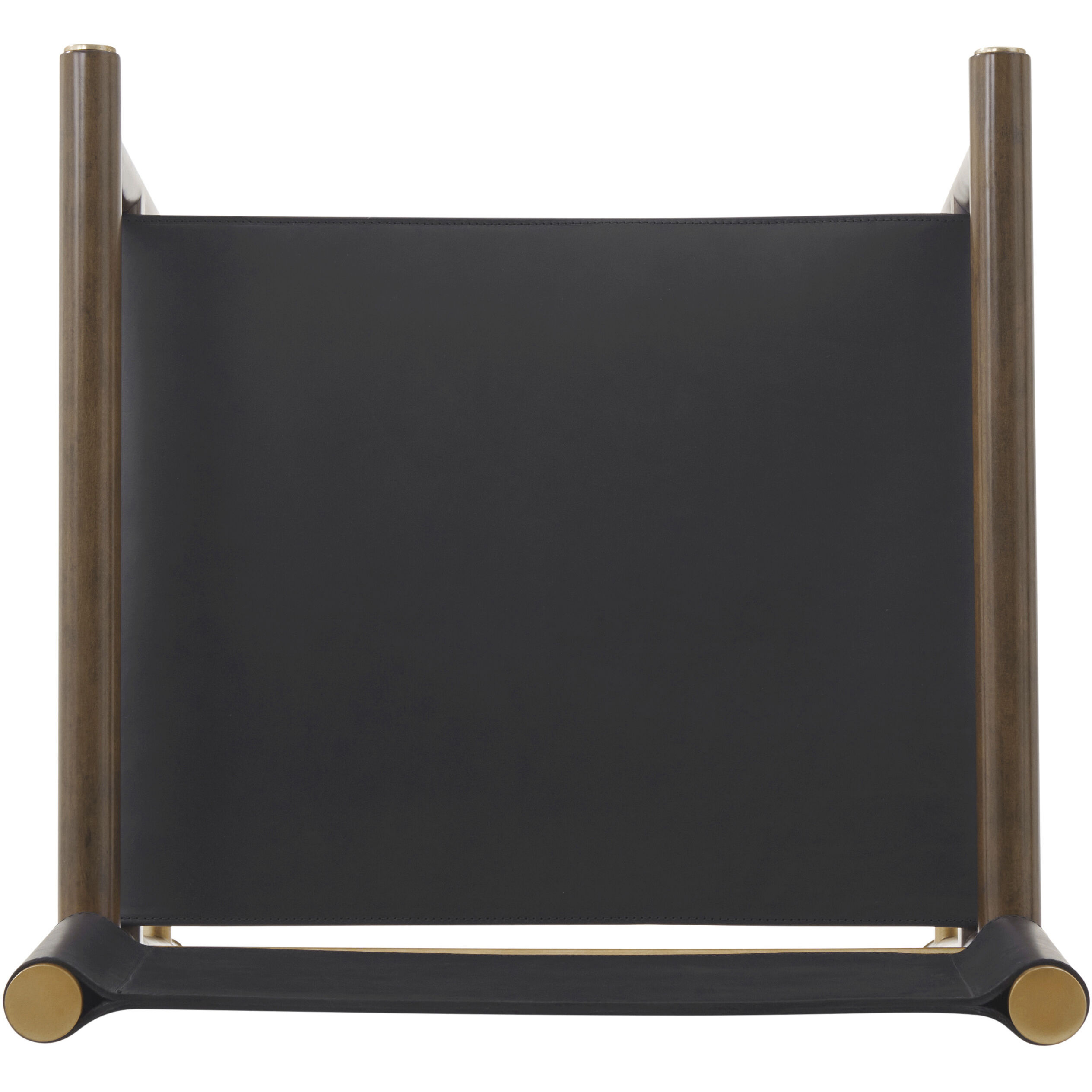 Kesden Pyramid Brown Desk Chair, Wooden, Upholstered