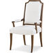 Sloane Edwardian Brown Dining Chair, Wooden, Upholstered