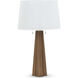 Origins 32 inch Landmark Table Lamp Portable Light, Wooden, TA Illuminations