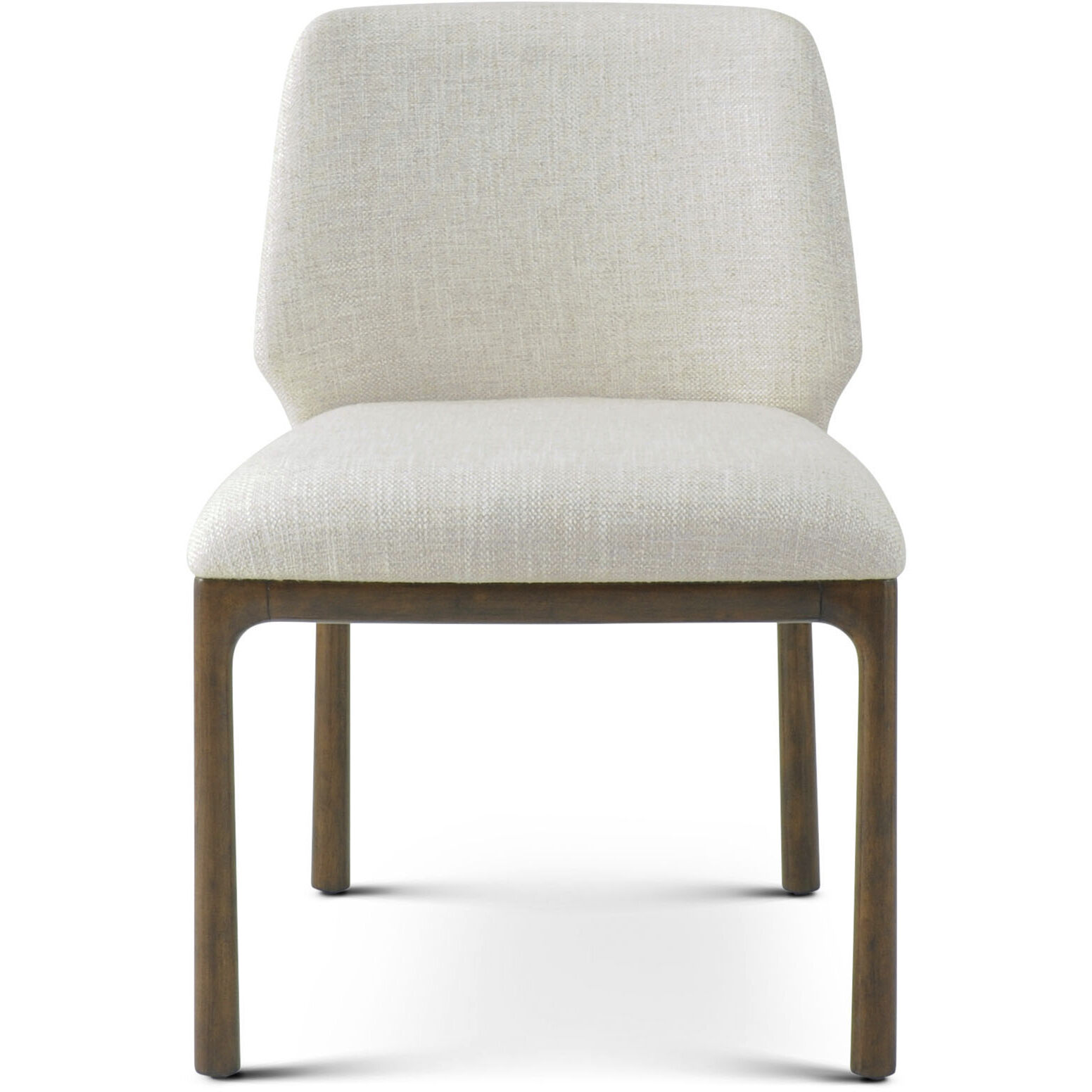 Kesden Pyramid Brown Dining Side Chair, Wooden, Upholstered