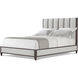 Lido Bistre US Queen Bed, Wooden, Upholstered