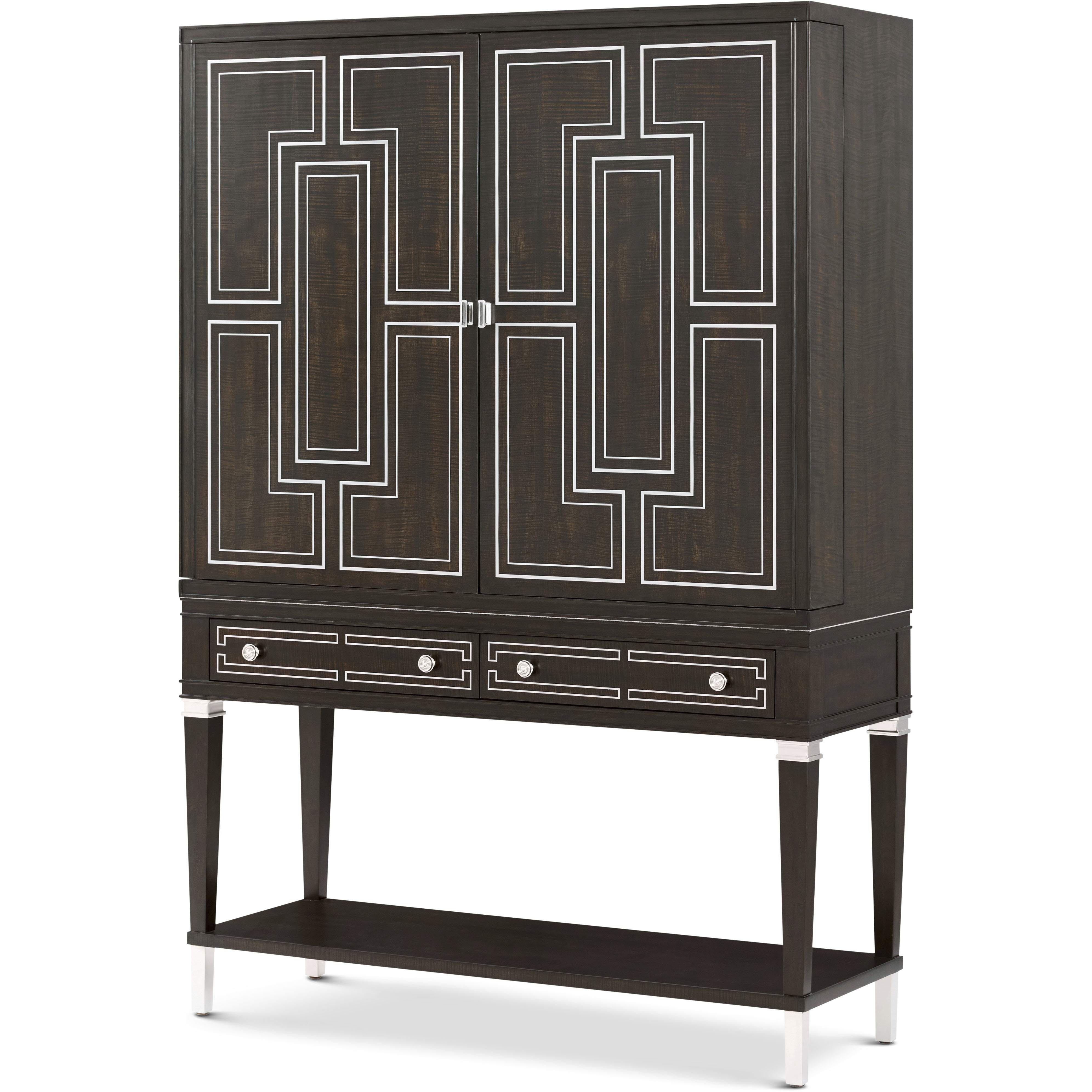 Spencer London Fulham Bar Cabinet, Wooden