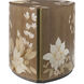 Bouquet 25 X 18 inch Toasted Cashew Side Table, Wooden