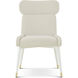 Judith Leiber Couture Solstice Dining Side Chair, Wooden, Upholstered