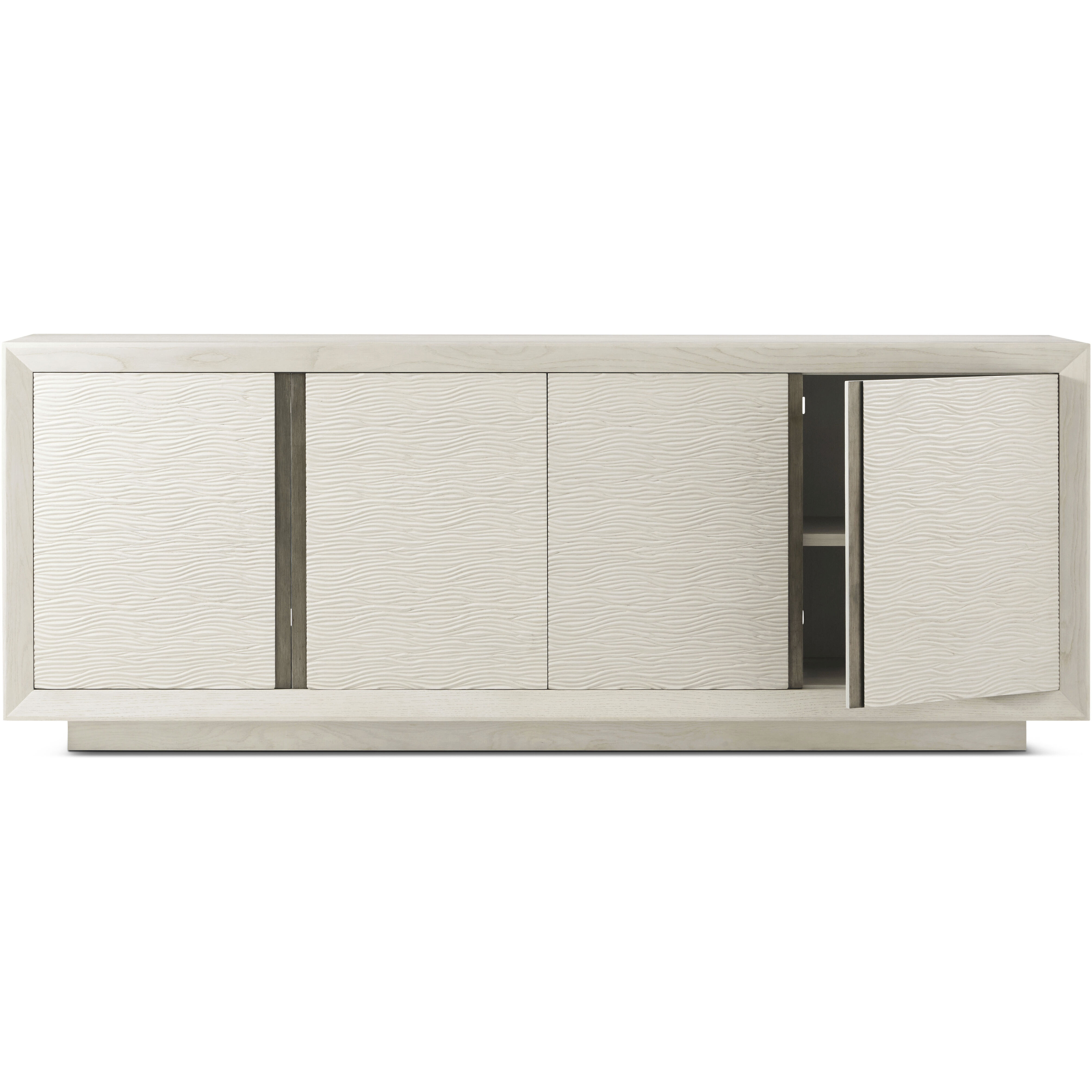 Essence 90.25 inch Opal Media Cabinet, Wooden