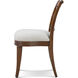 Delphine Chateau Brown Side Chair, Wooden, Upholstered, Provence