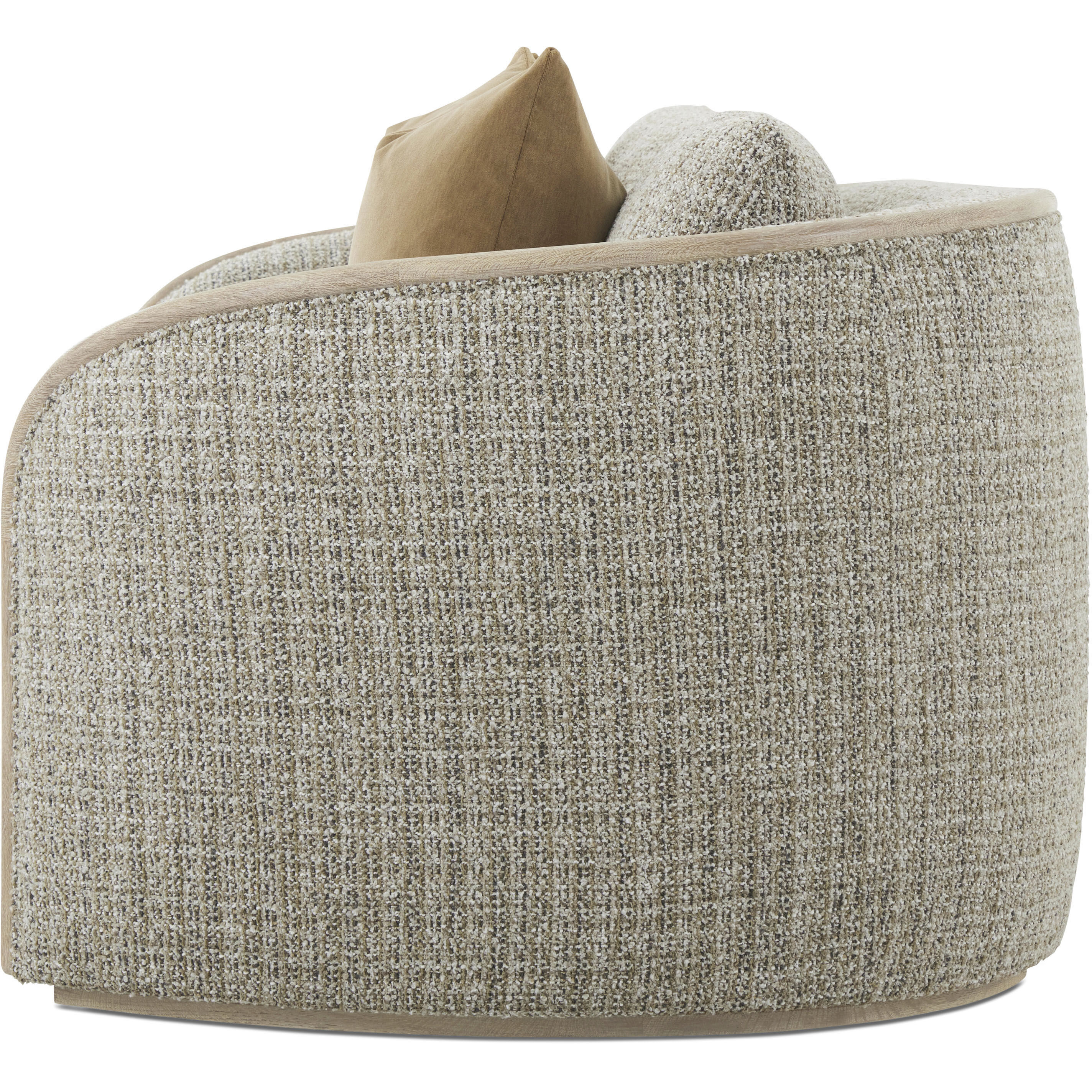 Toulon Latte Sofa, Wooden, Upholstered