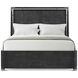 Kesden Silent Black US Queen Bed, Wooden