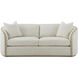 Toulon Chalk Tweed Sofa, Wooden, Upholstered