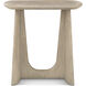 Repose 24 X 24 inch Grey Oak Side Table, Wooden