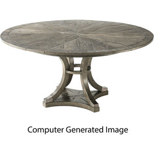 Devereaux 64 X 64 inch Washed Grey Echo Oak Dining Table