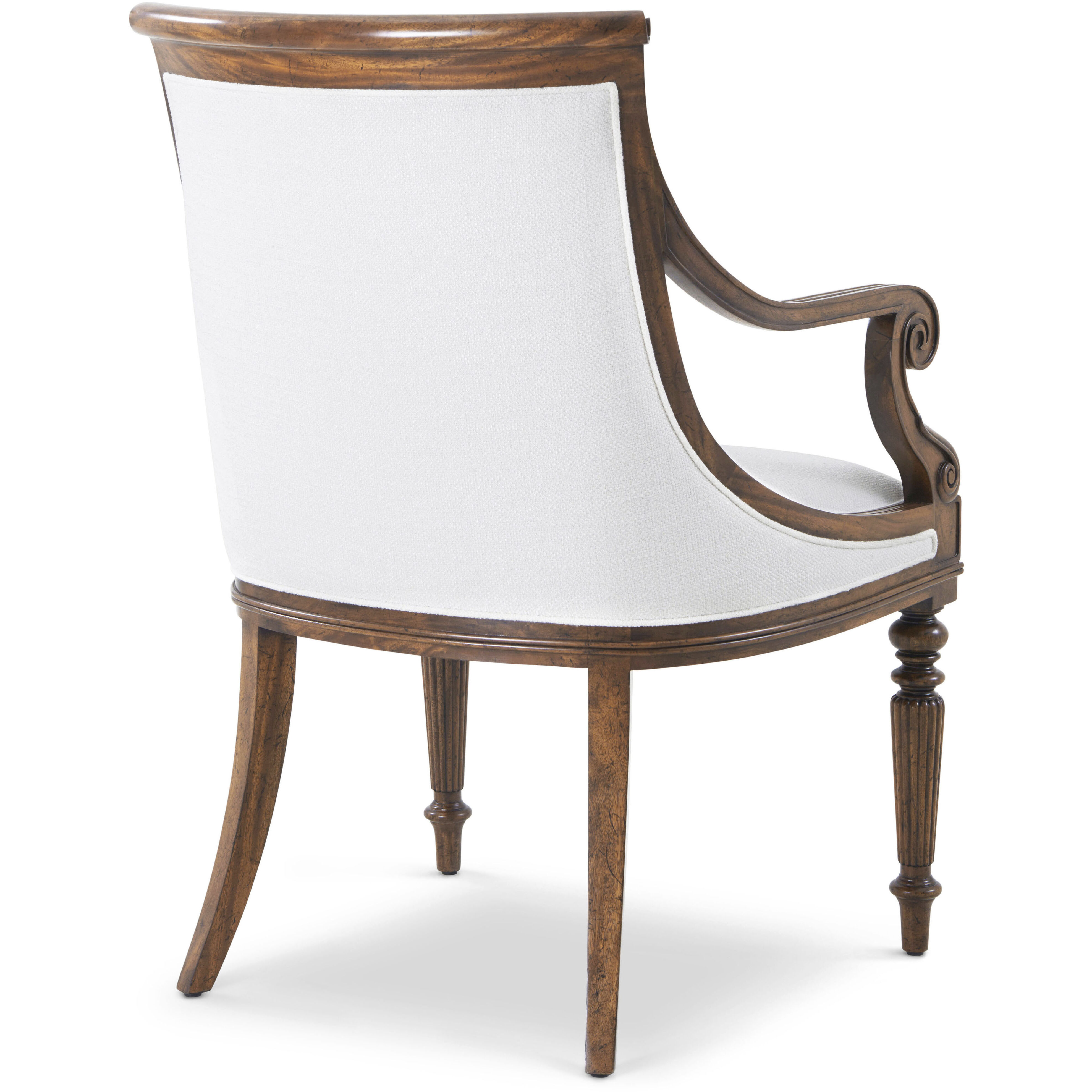 Floris Dining Armchair, Wooden, Upholstered, Althorp Living History