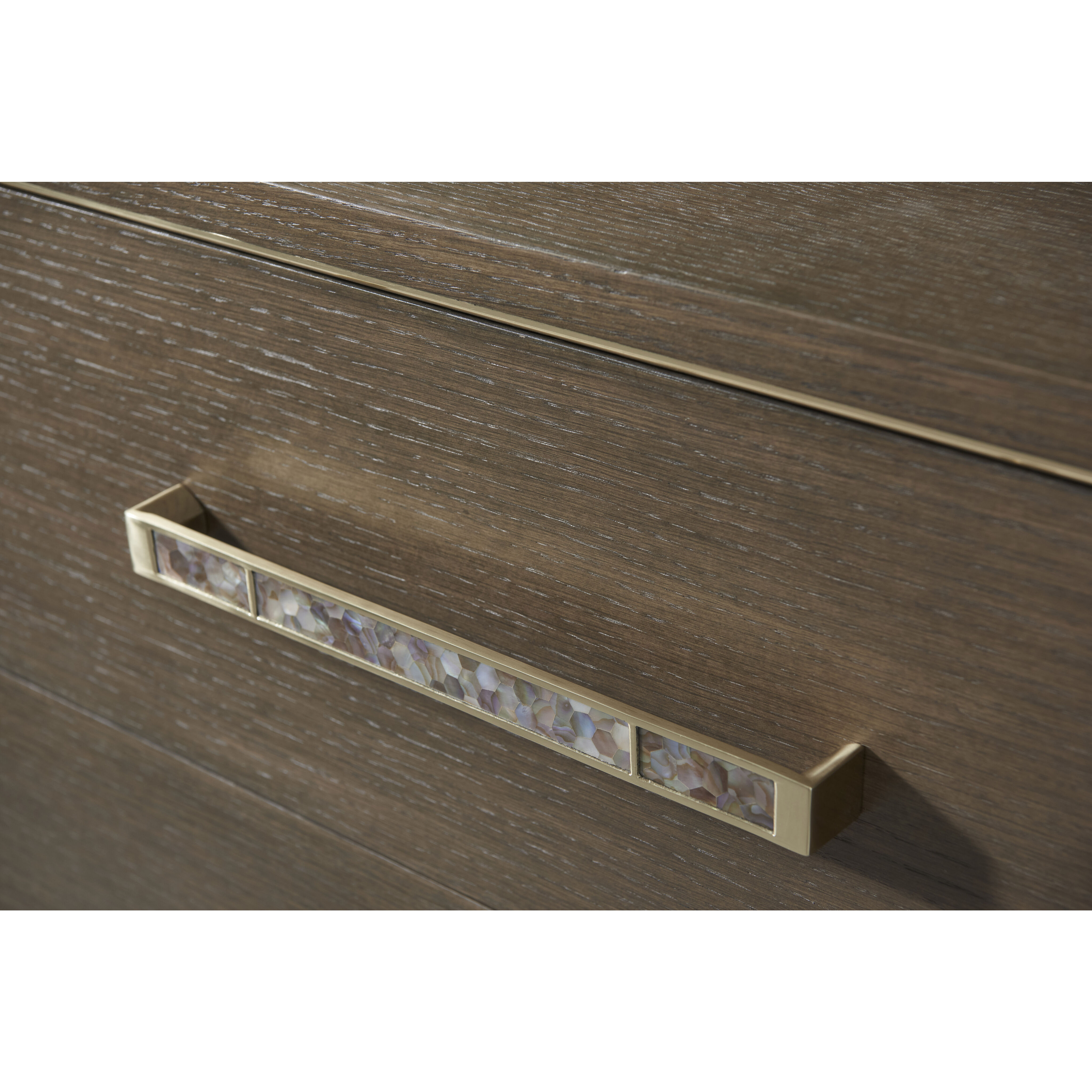 Judith Leiber Couture Mink Dresser, Wooden, 6-Drawer